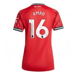 Manchester United Amad Diallo #16 Thuis tenue Dames 2025-26 Korte Mouw